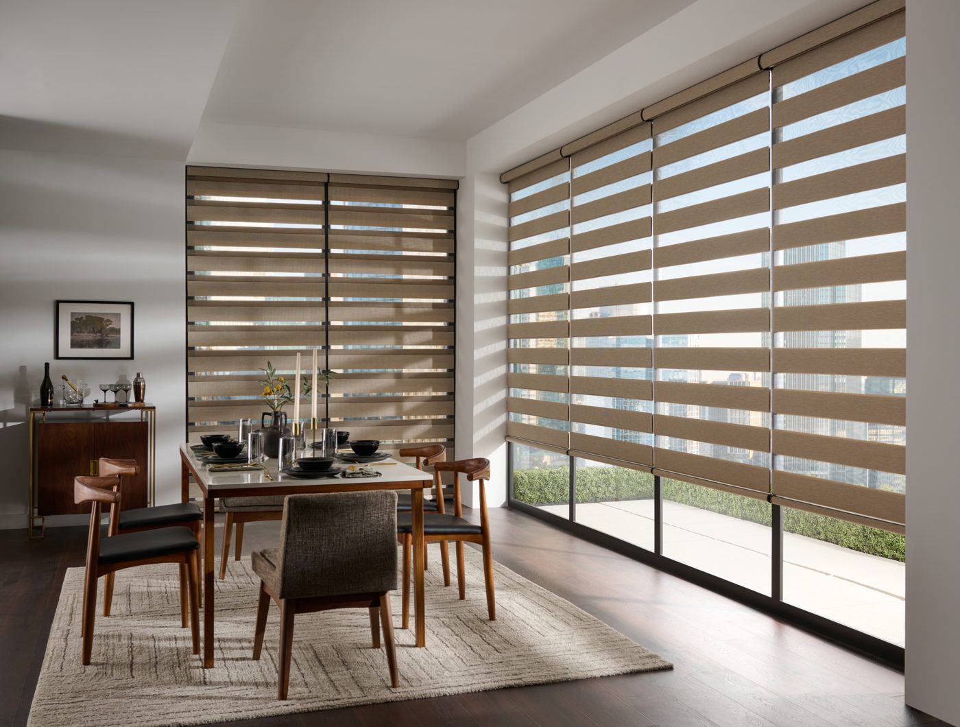 Alta window treatments in a home